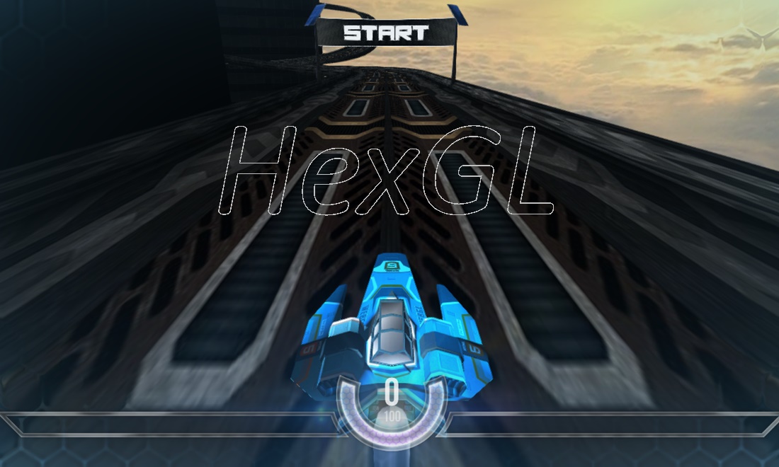 HexGL Gameplay Screenshot 1 - Play Online